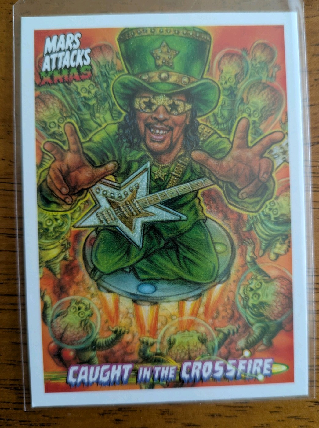 2026 Topps Mars Attacks X-Mas Caught In The Crossfire Bootsy Collins
