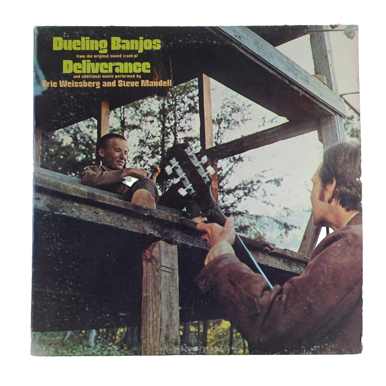 DUELING BANJOS, DELIVERANCE Soundtrack '73 LP  Warner Bros GREEN Lbls USA VG/VG