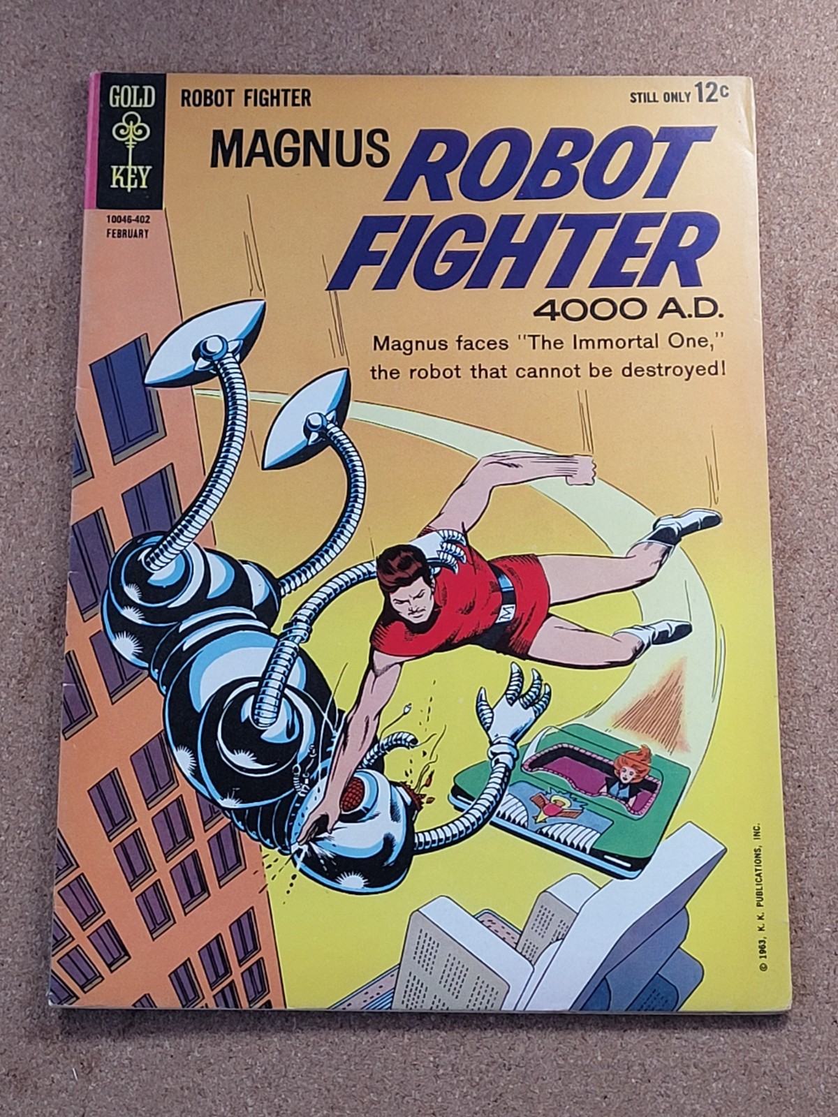 Magnus Robot Fighter #5 bel fumetto vintage chiave oro 1964 alta qualità! Lucido!