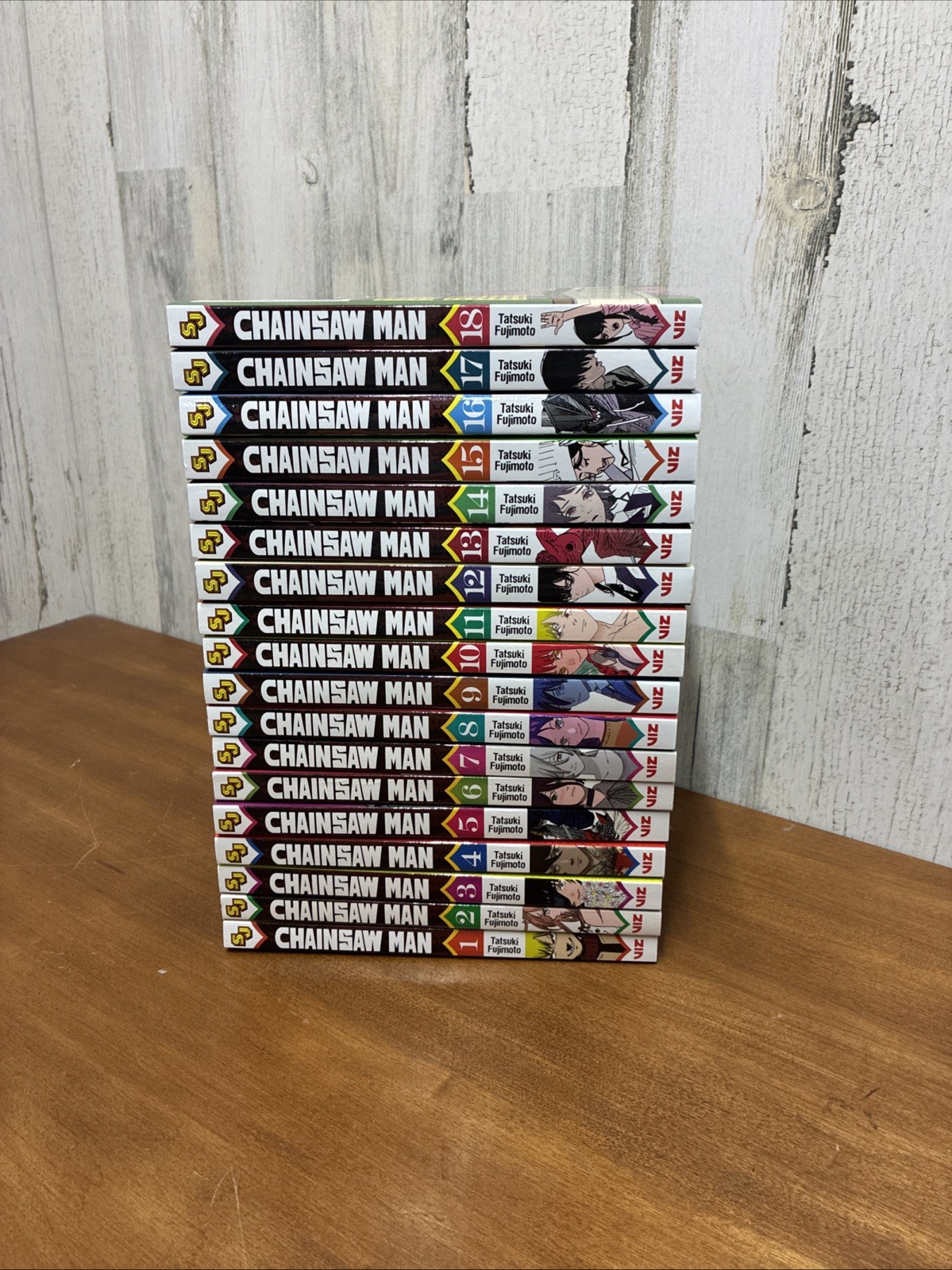 VIZ Media Motosega Uomo Volumi 1-18 Tatsuki Fujimoto Softcover Manga Inglese