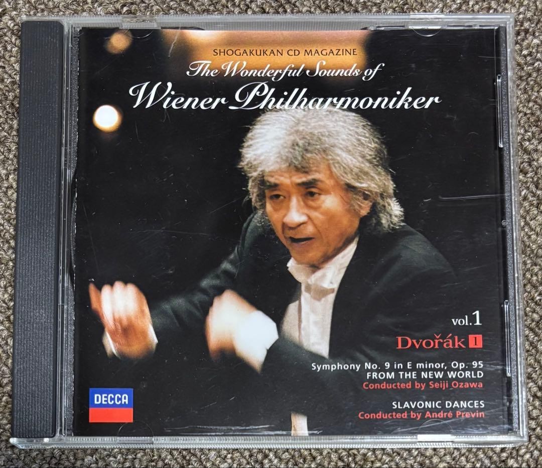 CD / Dvorak Symphony No. 9 New World Slavonic Dances Seiji Ozawa Vienna Phil F