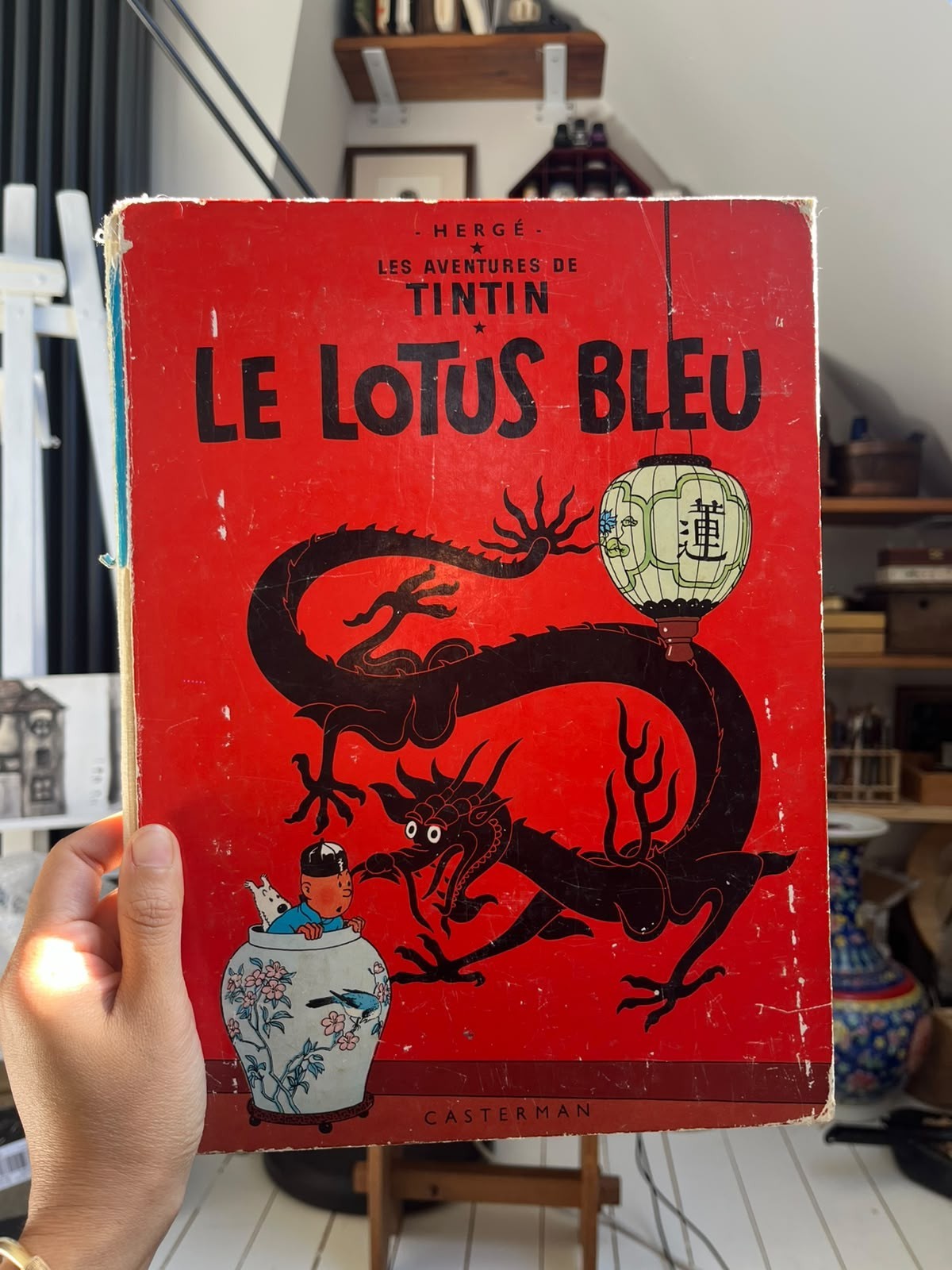 Tintin Le Lotus Bleu – Hergé – Casterman 1946 – édition ancienne
