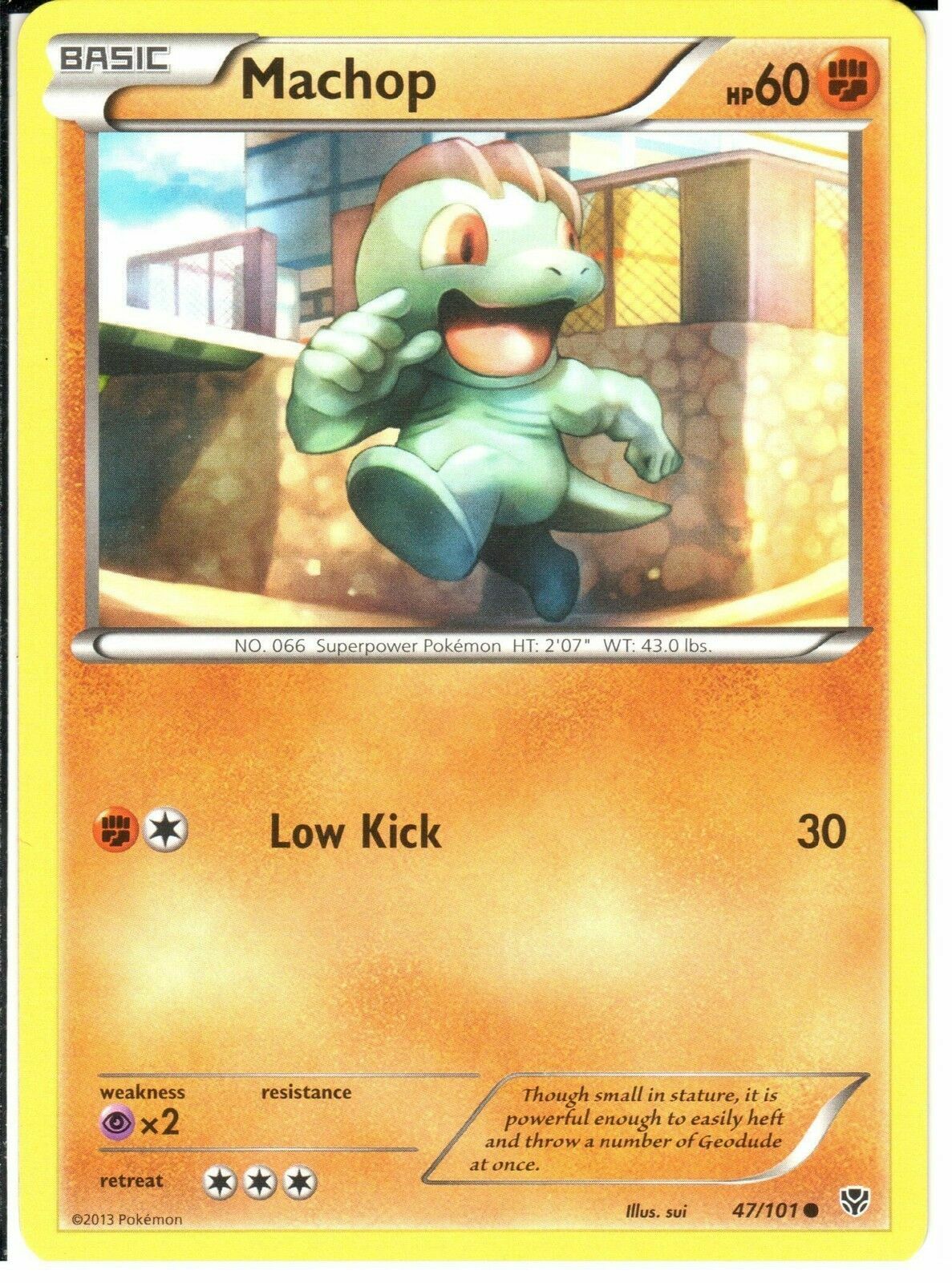 POKEMON CARD MACHOP 47/101 NO 066 SUPERPOWER POKEMON TCG CCG