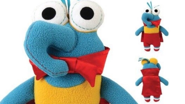 Peluche Disney Pook-A-Looz GONZO Ritirato Raro NUOVO Muppets in Confezione Originale
