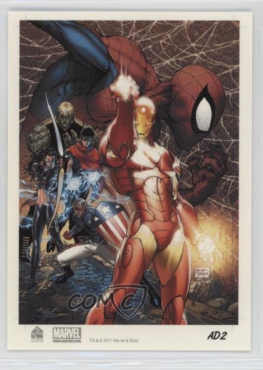2011 Rittenhouse Marvel Universe Artista Bozze Guerra Civile #2 #AD2 0bn8