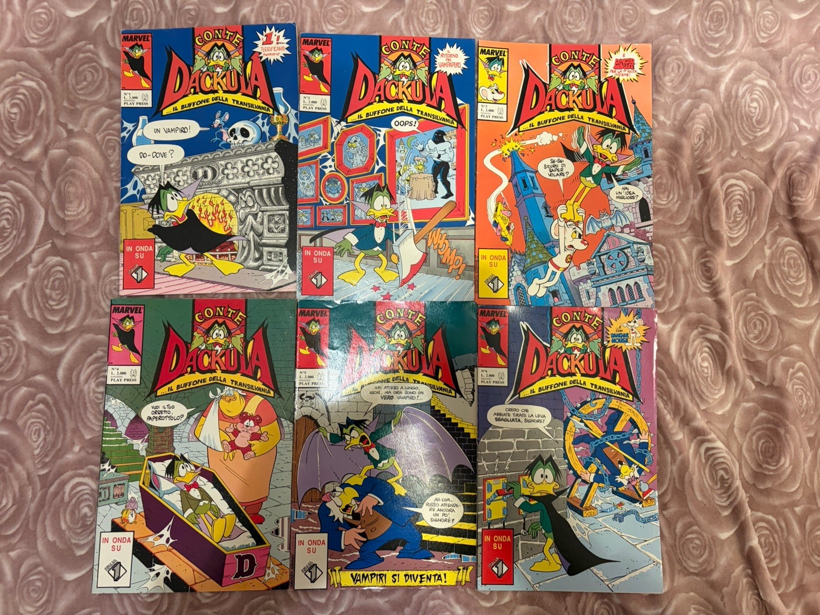 Conte Dacula fumetti play press 1/6 completa 