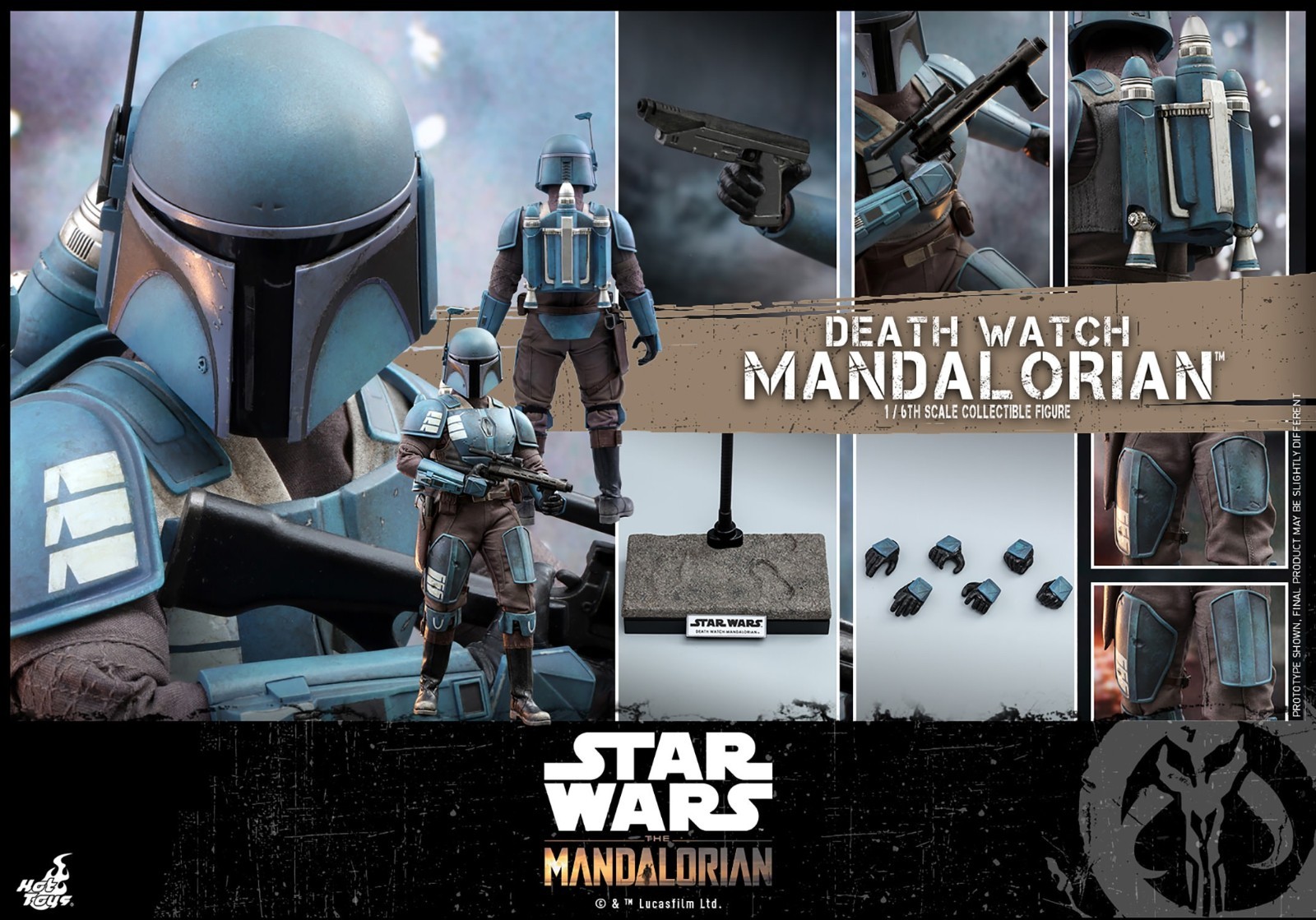 Hot Toys Star Wars Orologio della Morte Mandaloriano TMS026