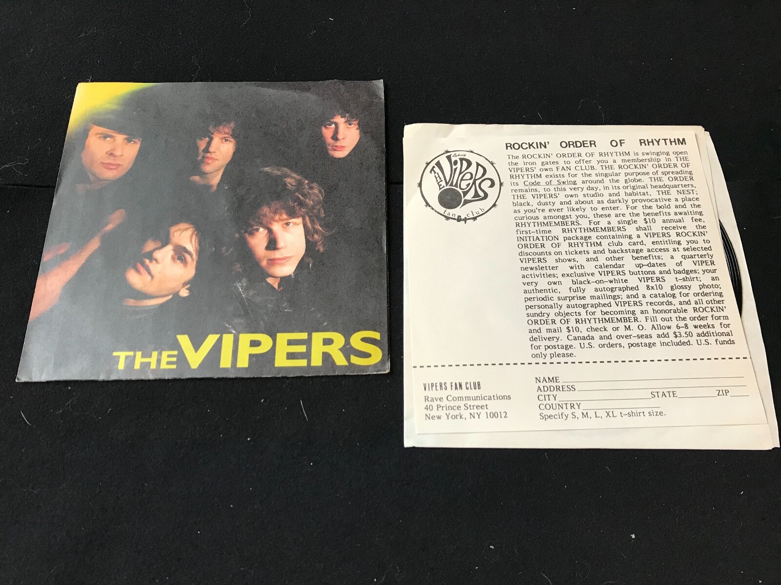 The Vipers 7" Single MID 4515 /You're Doin It Well/You Don't Believe Me
