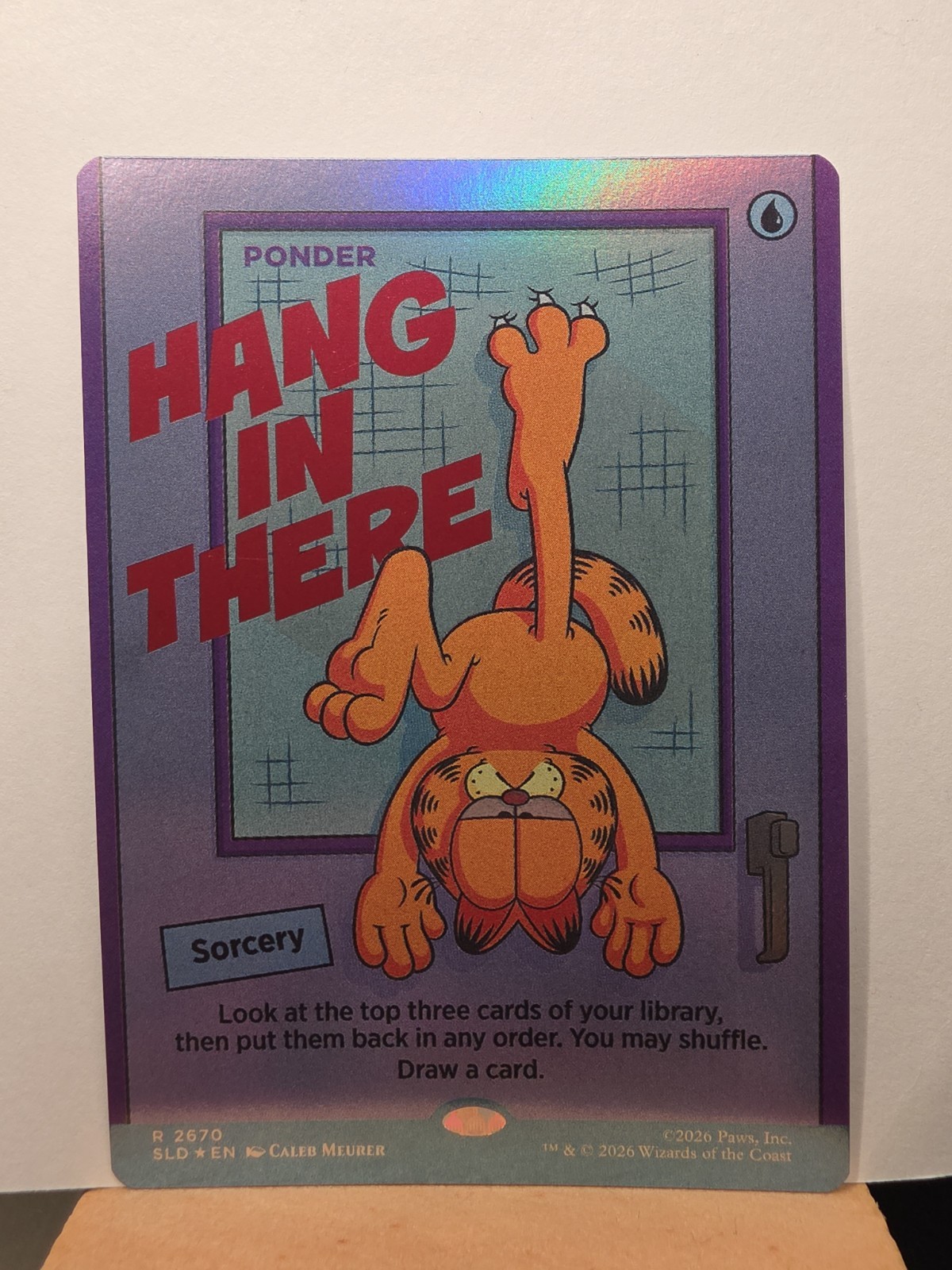 Hang In There - Ponder 2670 Foil Secret Lair Drop Series MTG 
