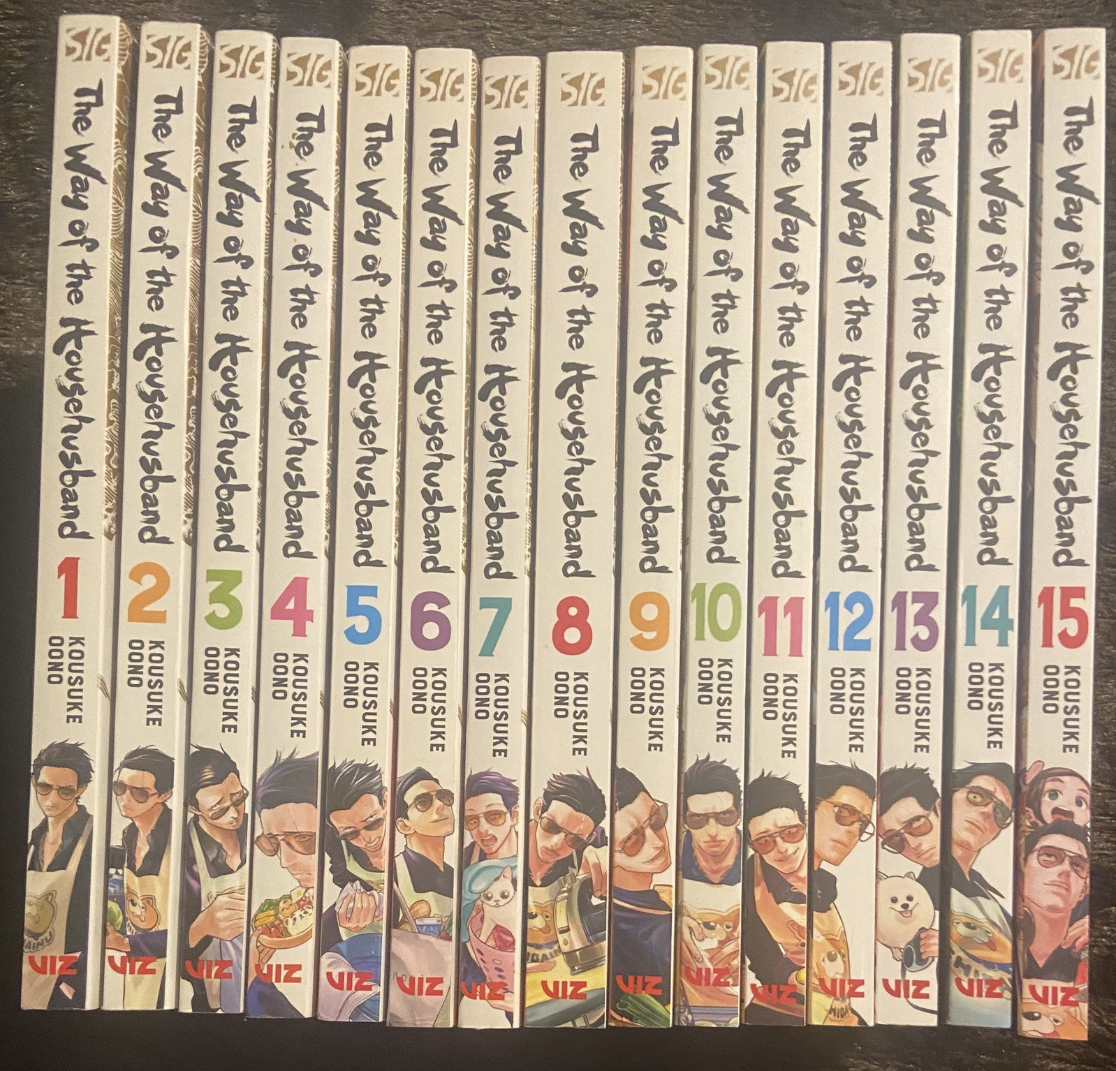 NUOVISSIMO set manga inglese Viz Signature The Way of the Househusband vol 1-15