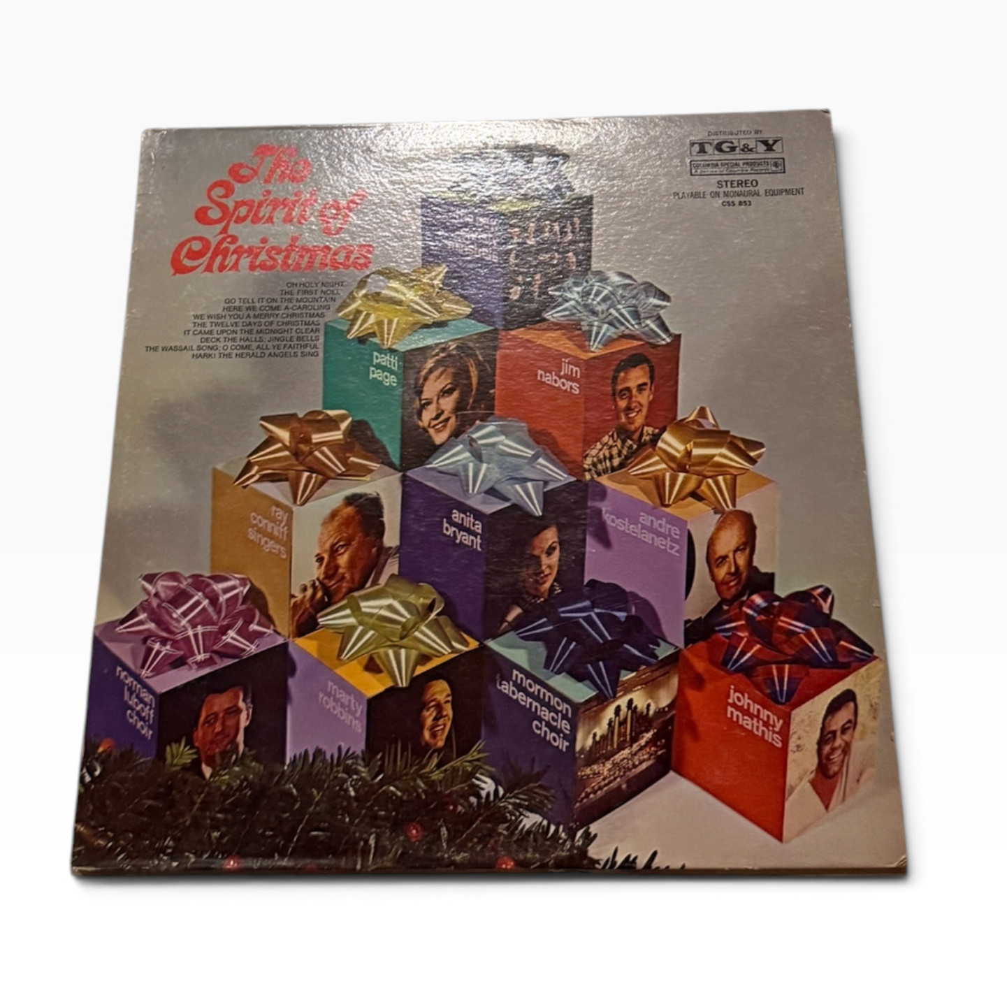 T G & Y Stories The Spirit of Christmas LP Vinyl Columbia CSS 853 Limited Ed
