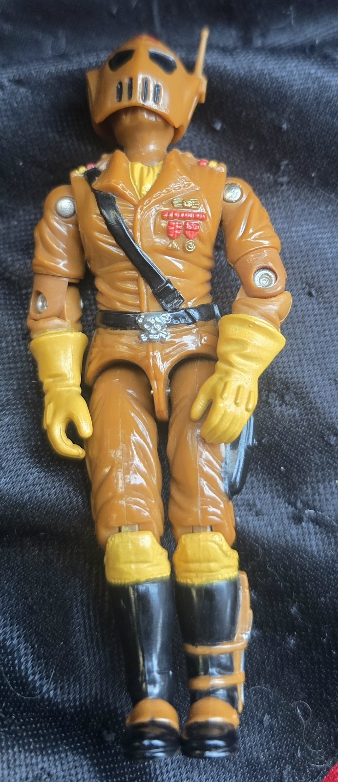 GI Joe / Cobra 1987 WORMS W.O.R.M.S Cobra Maggot driver with Helmet with Antenna
