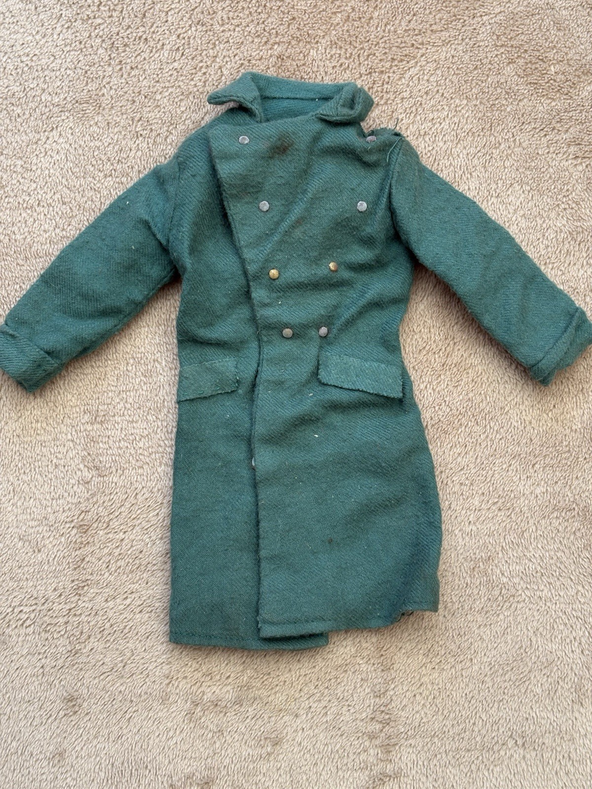 Cappotto vintage action man ufficiale tedesco