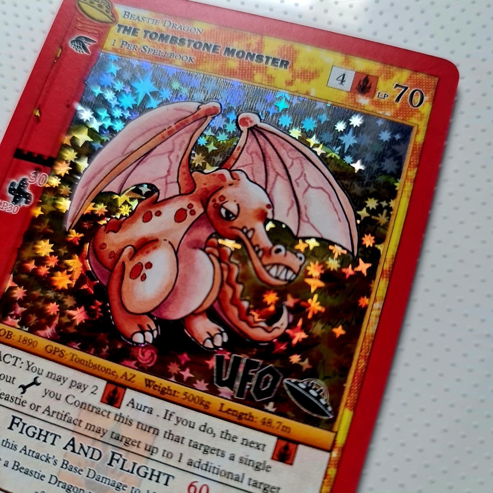 MetaZoo 2022 1st Edition - The Tombstone Monster Holo Foil Gold