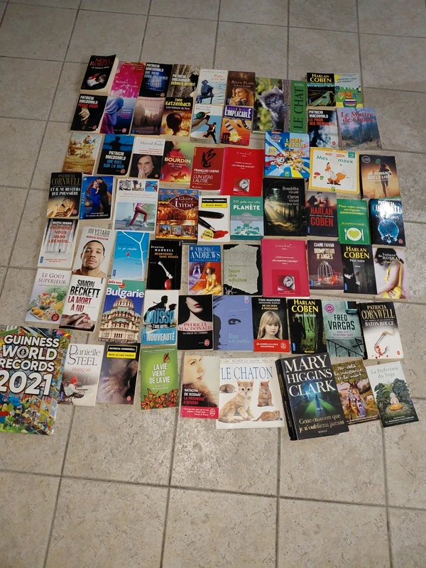 Lot livres remise en main propre uniquement