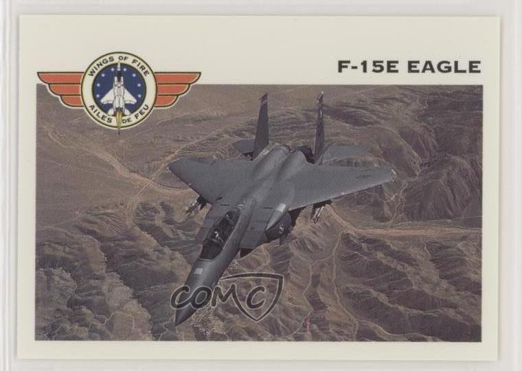 1991 Action/Panini Wings of Fire F-15E Eagle #80 0b5
