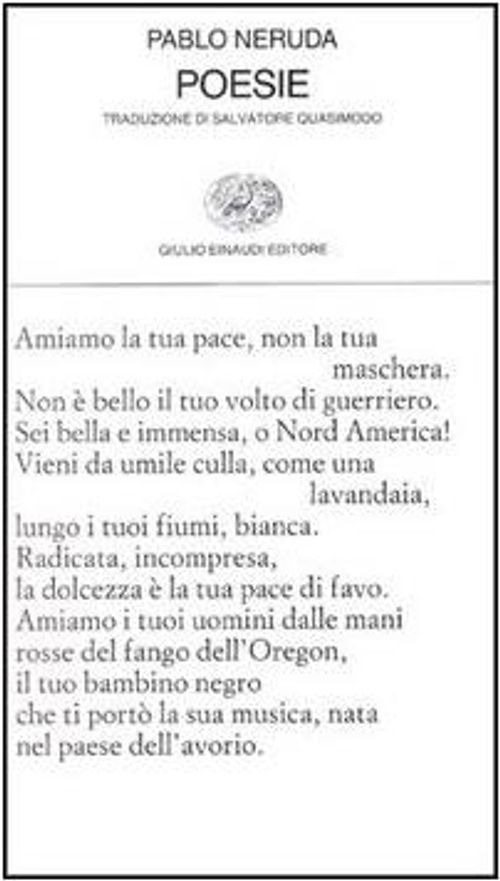 Libri Pablo Neruda - Poesie. Testo Spagnolo A Fronte