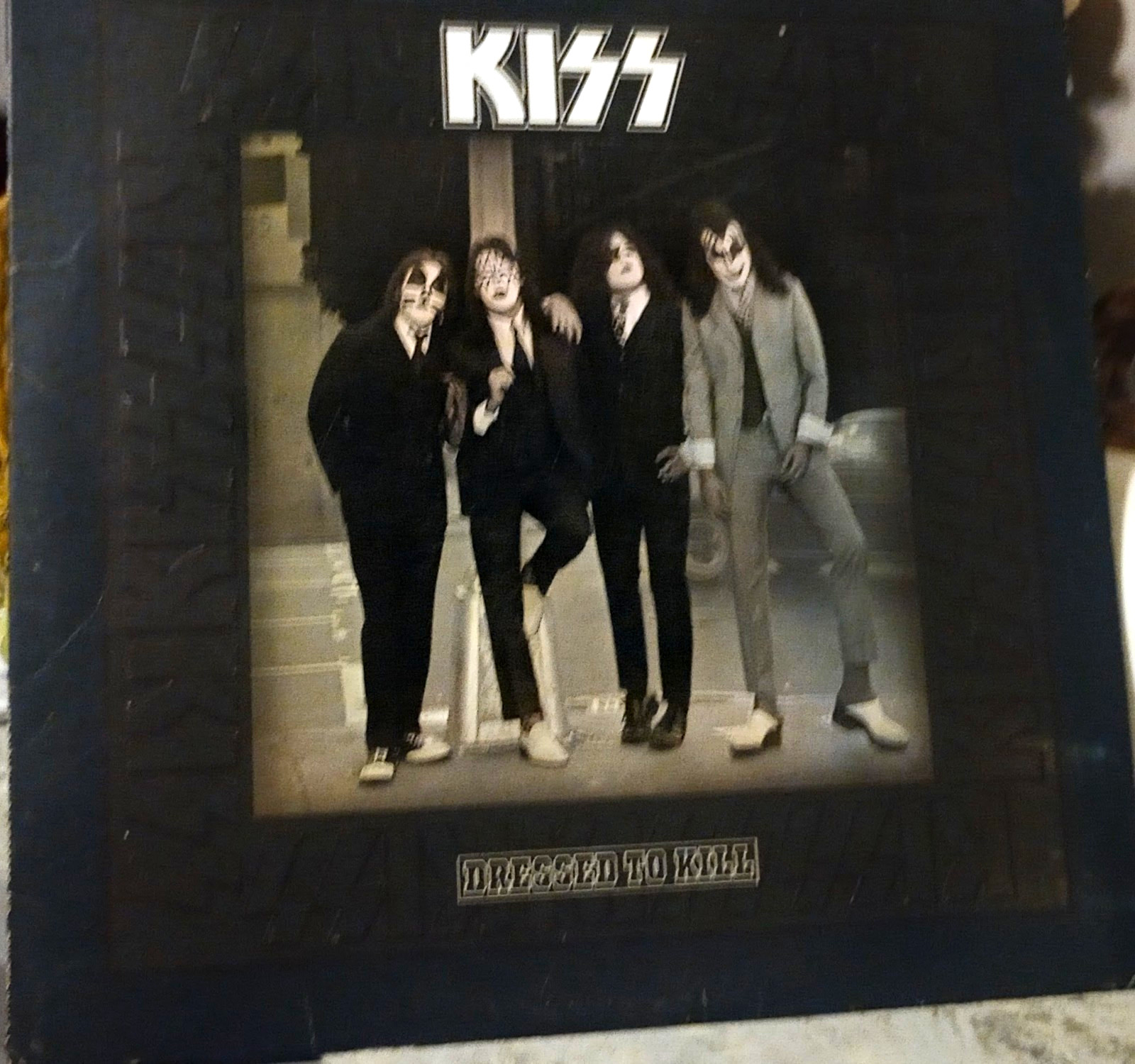 Kiss "Dressed to Kill" with Kansas and Styx Rock Vinyl LP Record Lot
