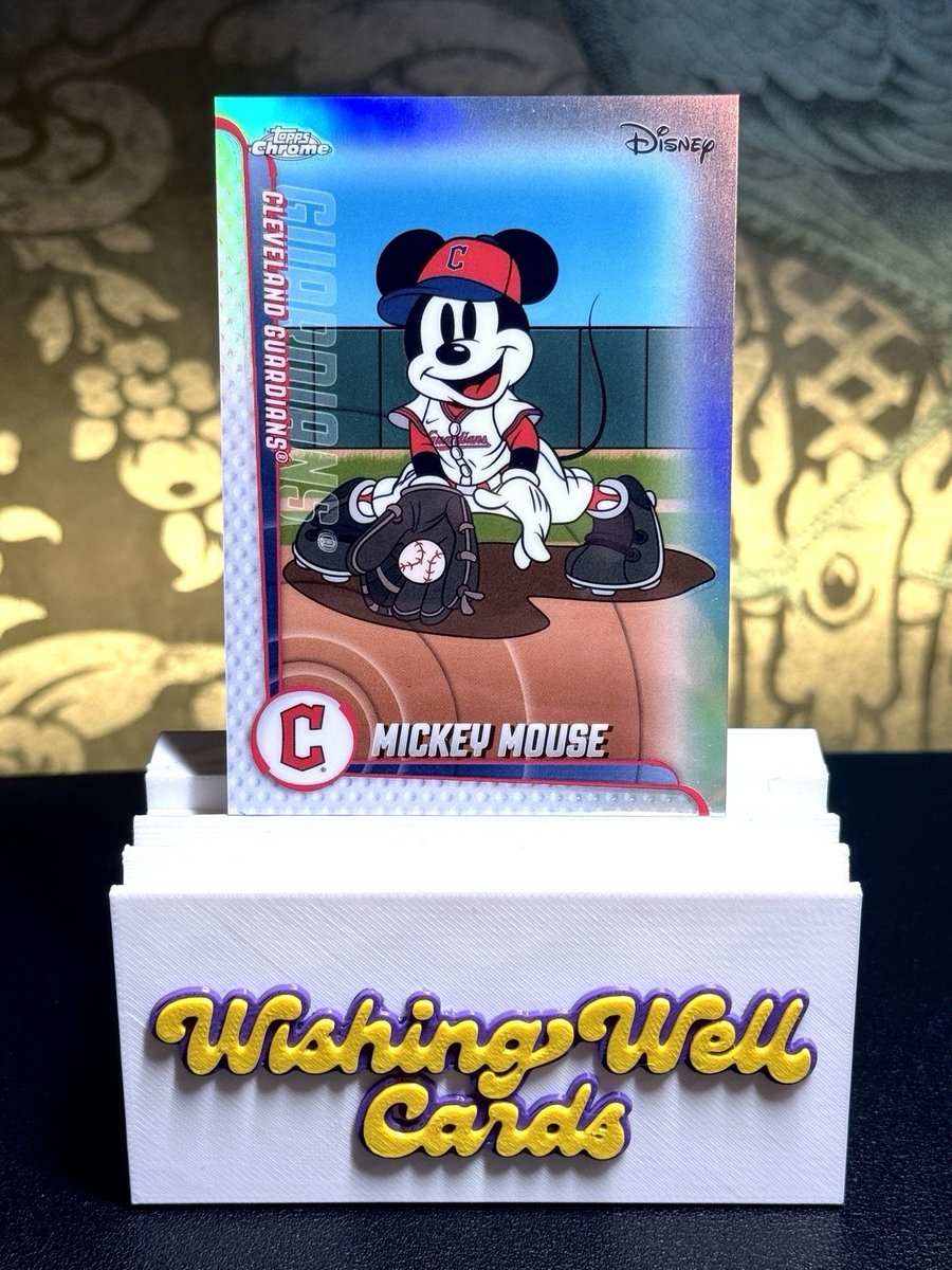Maglie 2026 Topps Chrome Disney Topolino Cleveland Guardiani Home #MLBH-41 