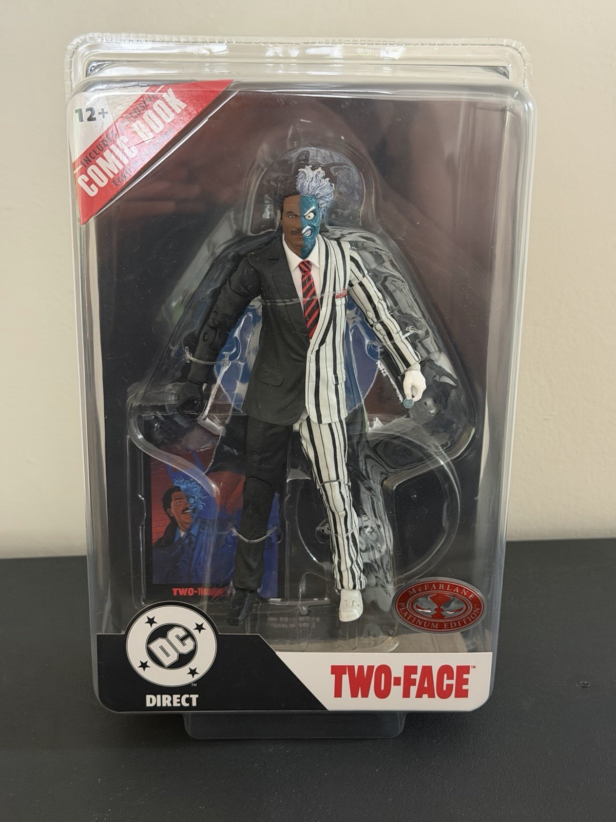 TWO-FACE (BATMAN 89) MCFARLANE DC PUNCHER PAGINA DIRETTA NUOVO EDIZIONE RED PLATINUM