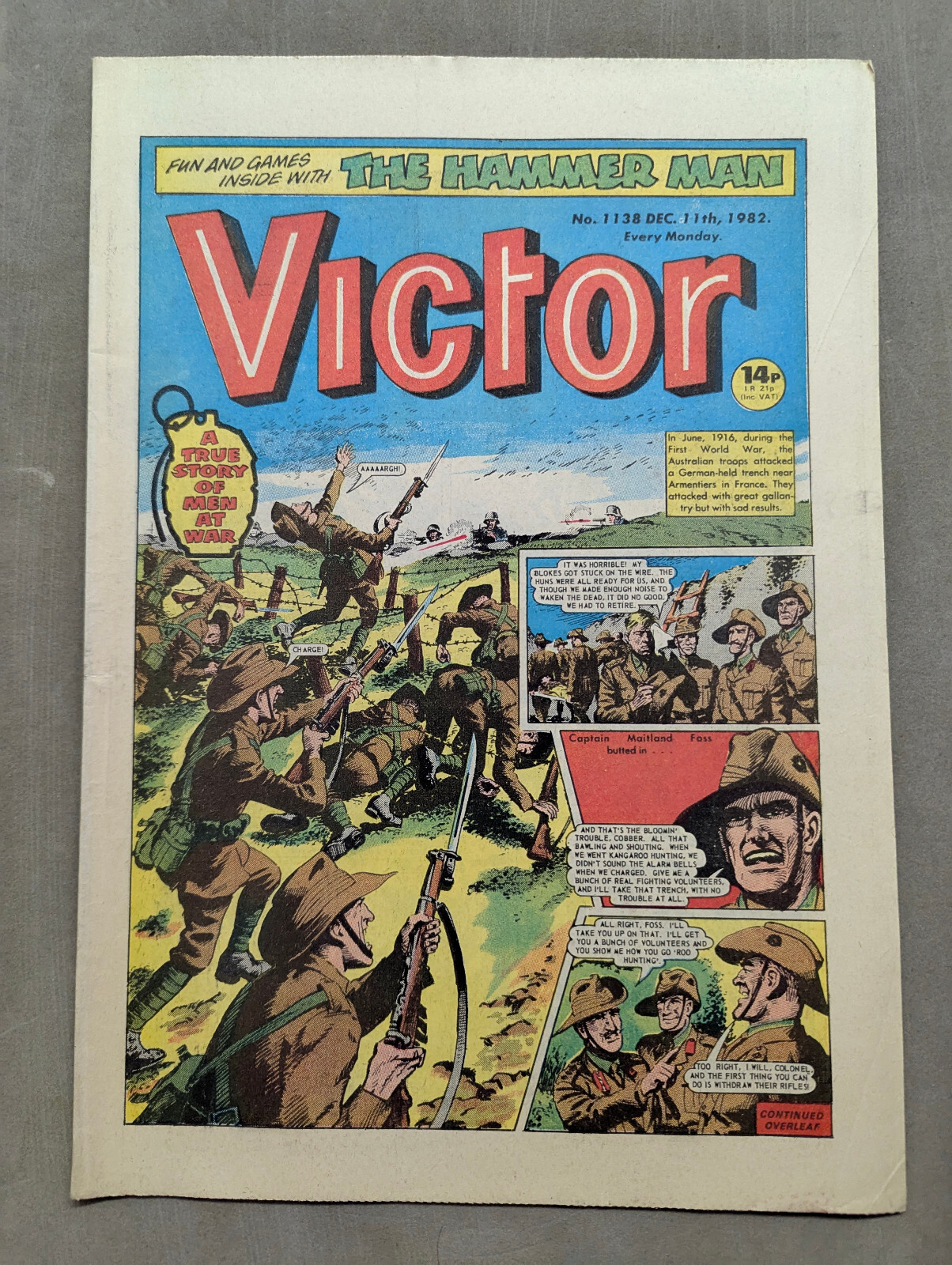 The Victor Comic, No 1138, December 11th 1982