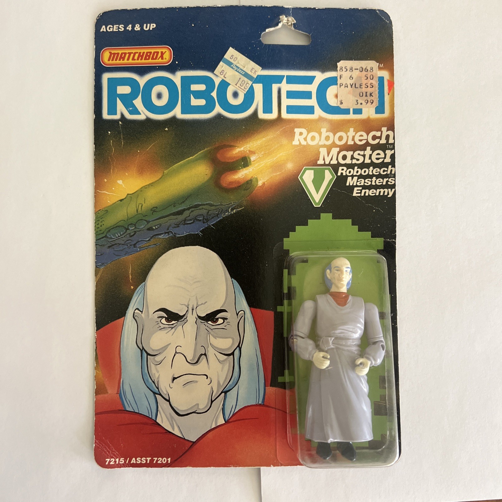 Modellino vintage 1985 Matchbox Robotech Master MOC Zentrum Enemy
