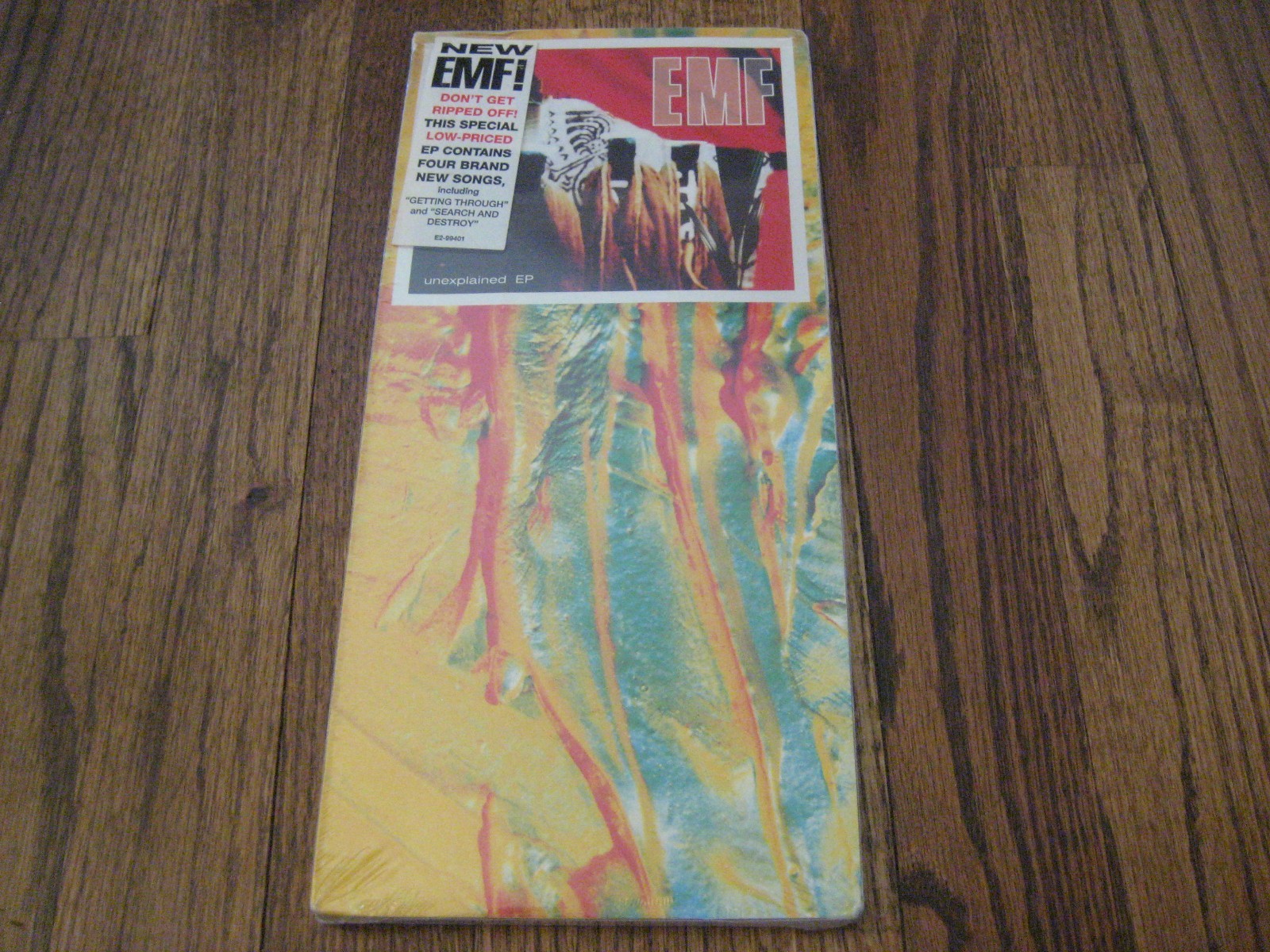 EMF Unexplained EP SEALED Cd longbox! New With Hype Sticker! Getting Through