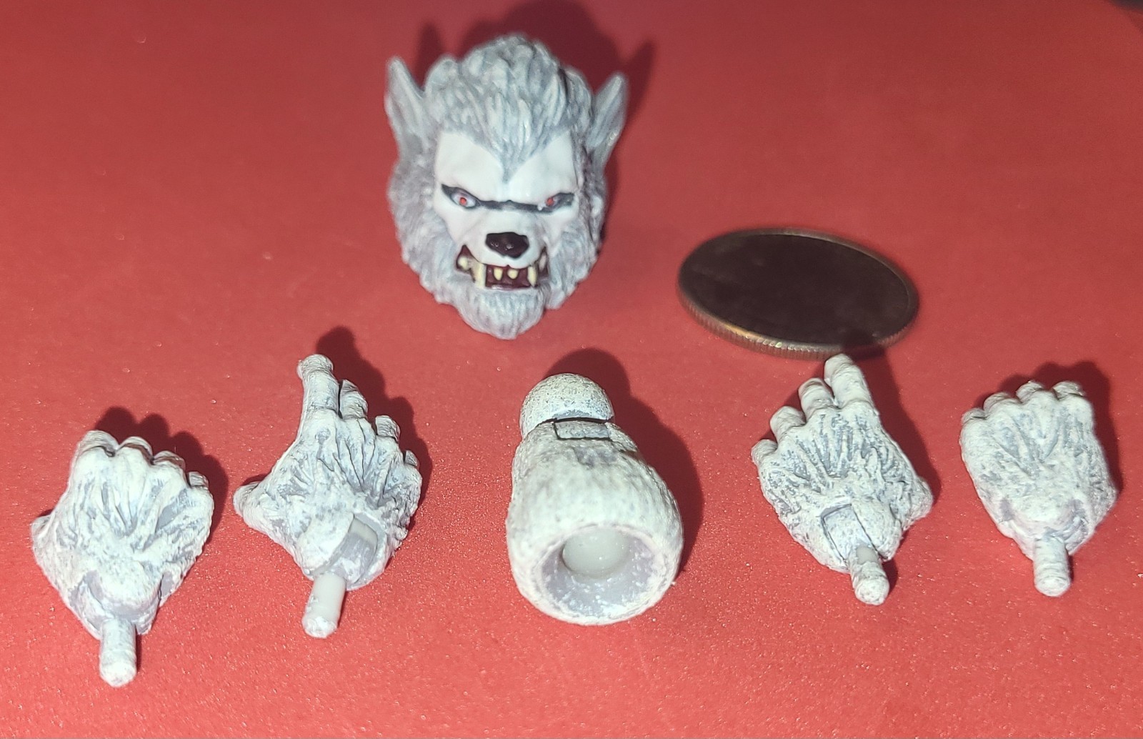 Order of the Crimson Moon Major Noir werewolf head neck hands monster force