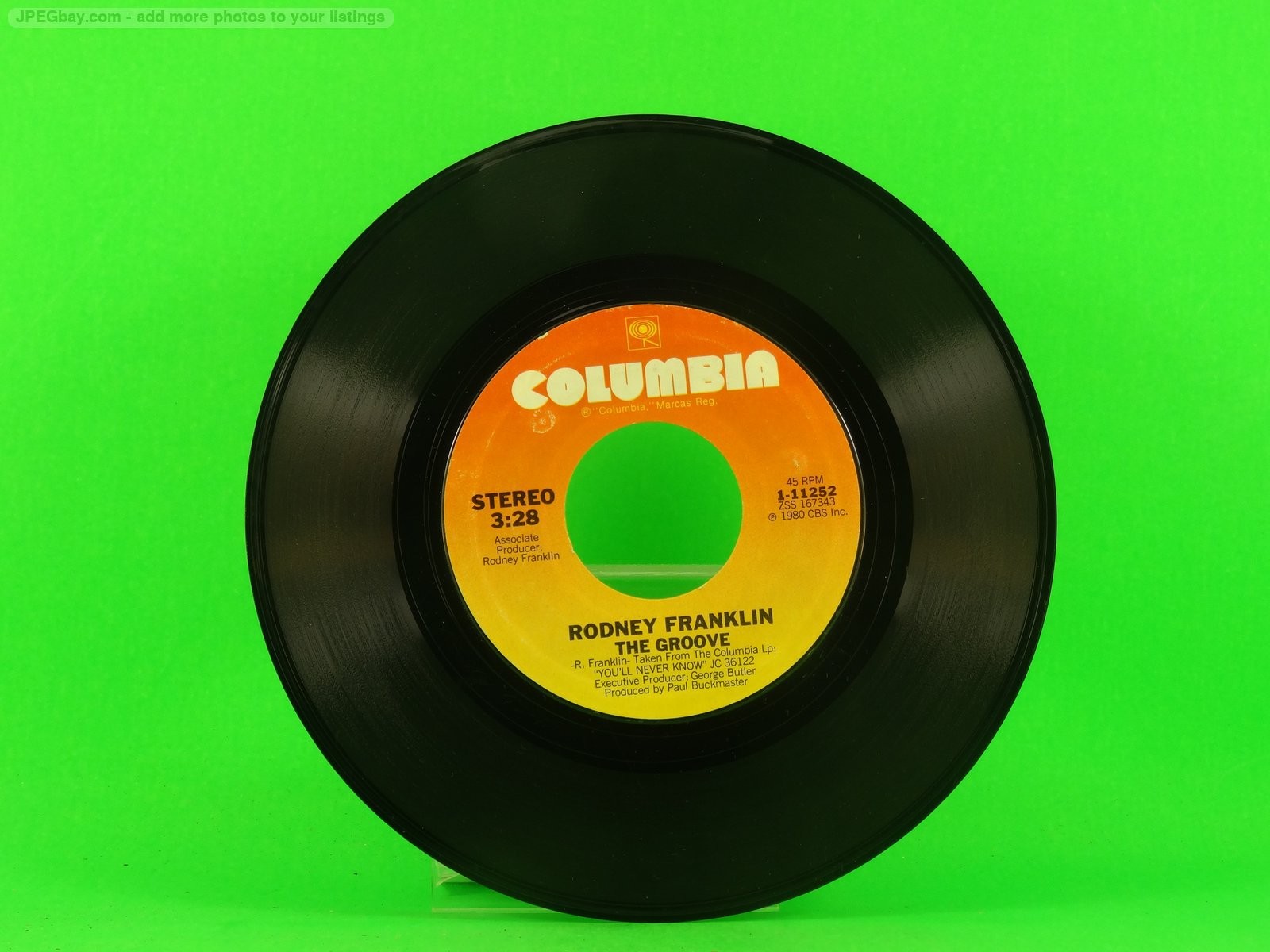 FRANKLIN,RODNEY GROOVE (1) (137) 7" CBS