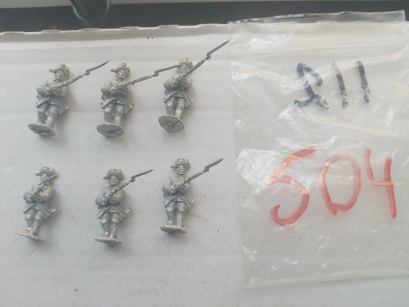 (504) figurines en plomb 28mm