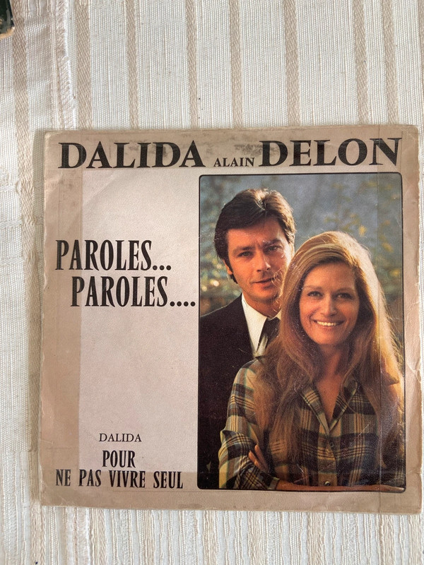 Disque vinyle Dalila et Delon paroles paroles