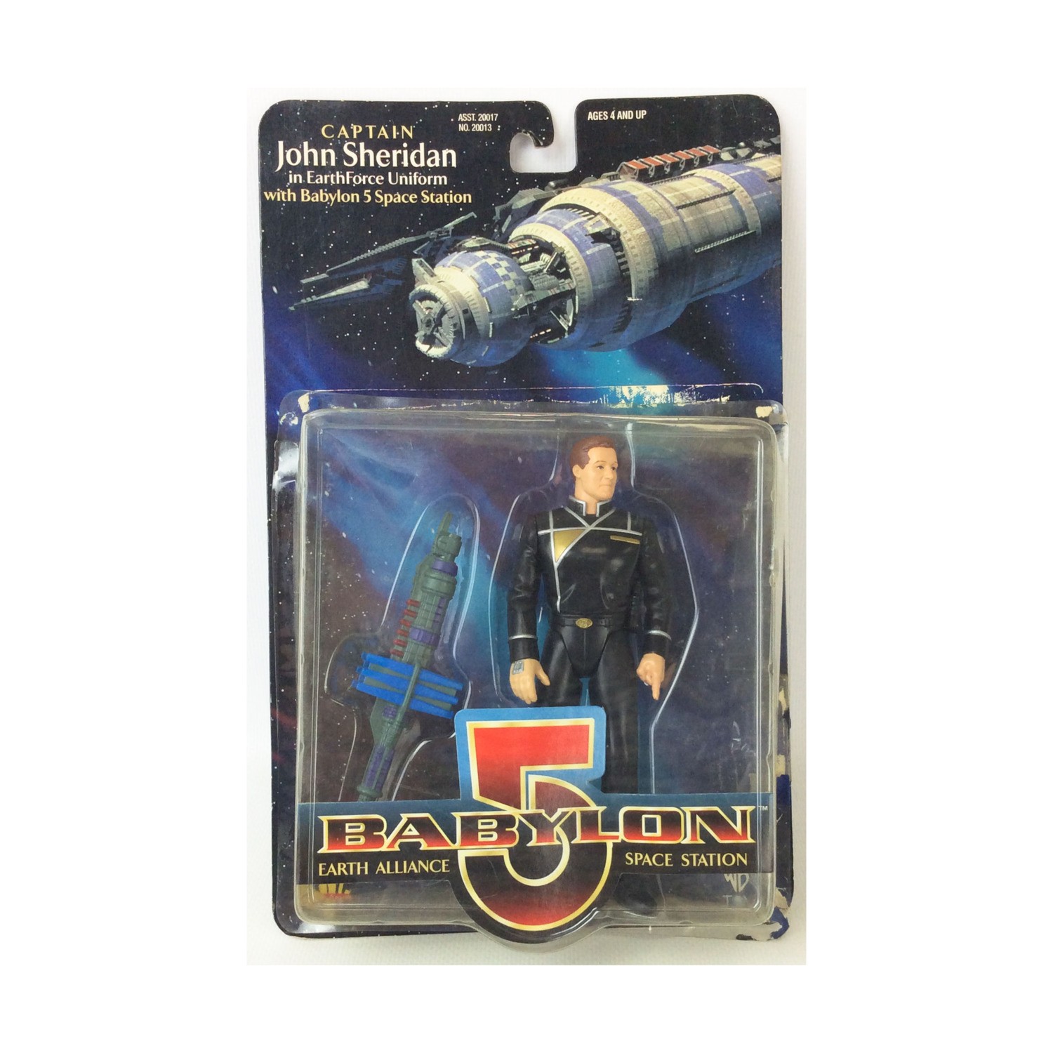 Esclusiva Babylon 5 al capitano John Sheridan con statistica spaziale Babylon 5 ottime condizioni +/come nuova