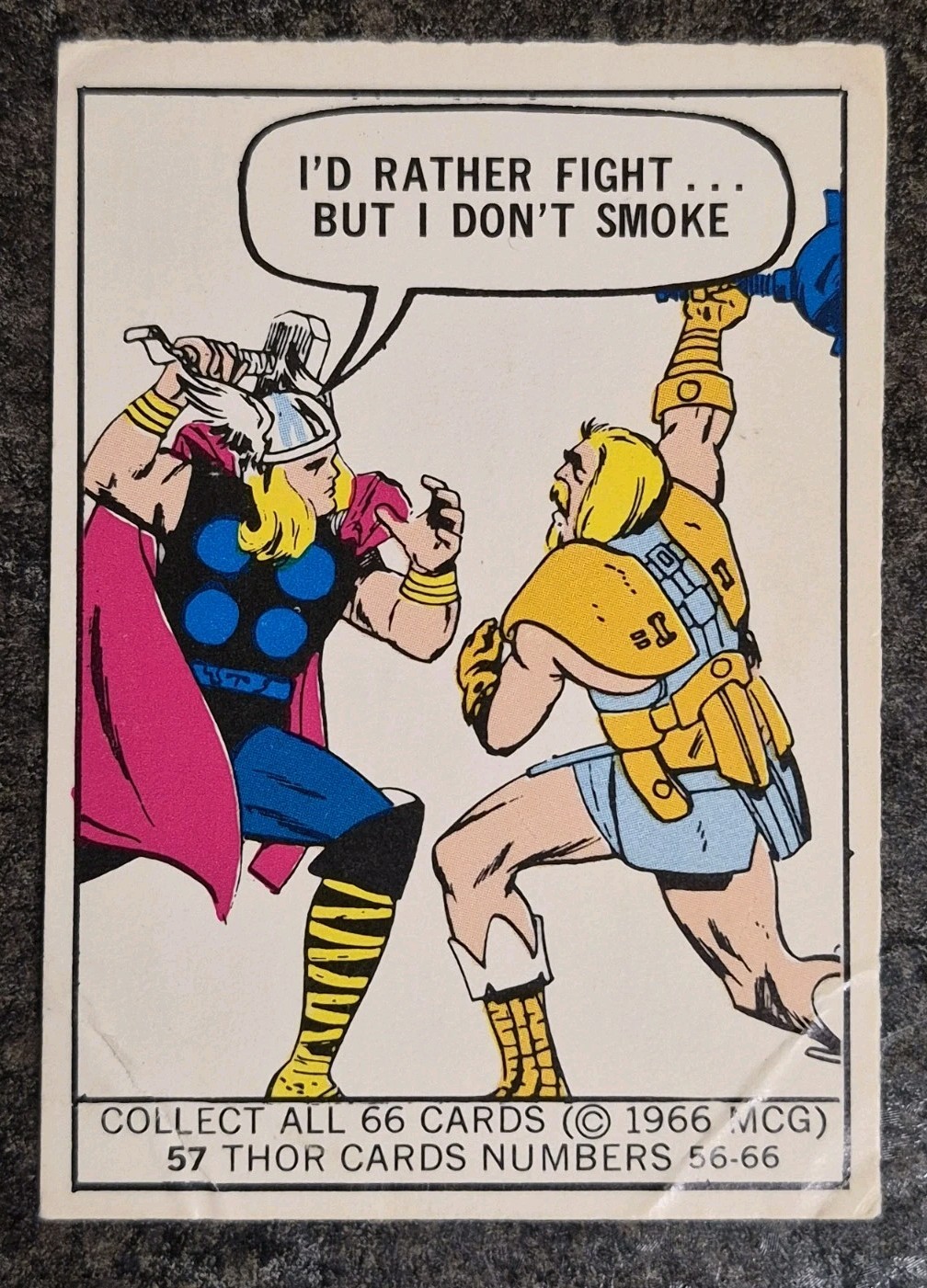 1966 Donruss Marvel Thor 57 VG
