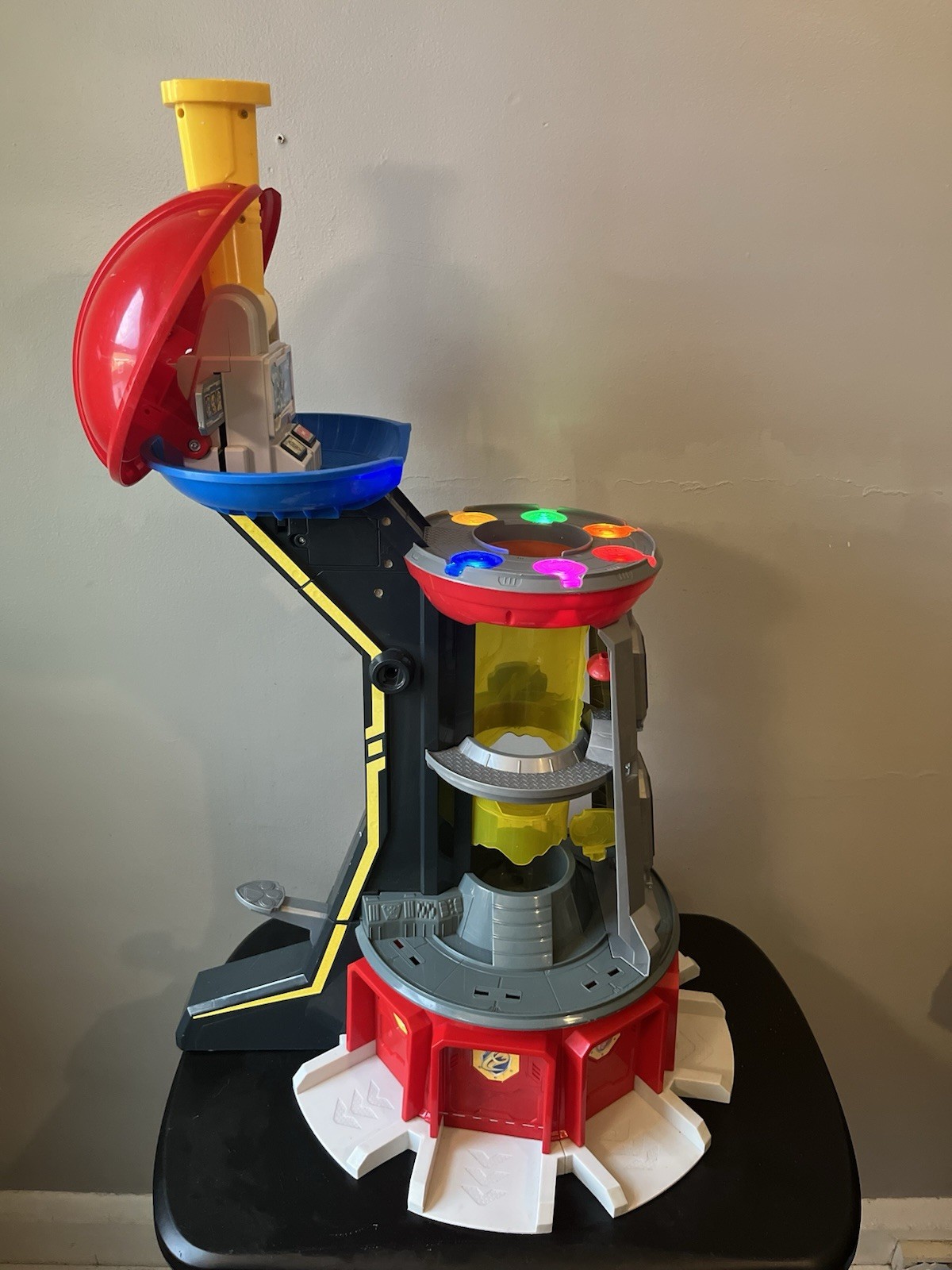 Paw Patrol Mighty Pups Super Paws Lookout Tower Playset TESTED & WORKS