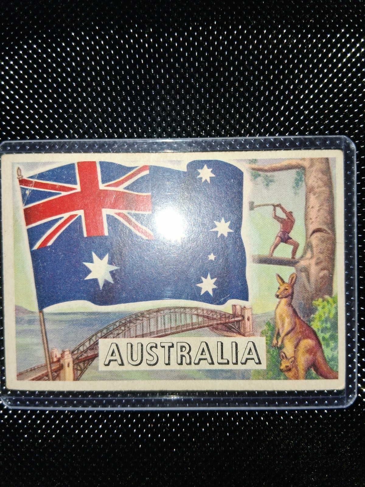 1956 Topps Bandiere del Mondo AUSTRALIA #59