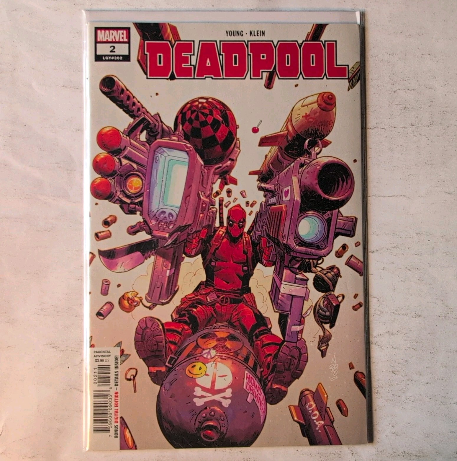 Marvel Deadpool #2 (età moderna) fumetto Young & Klein board numero singolo