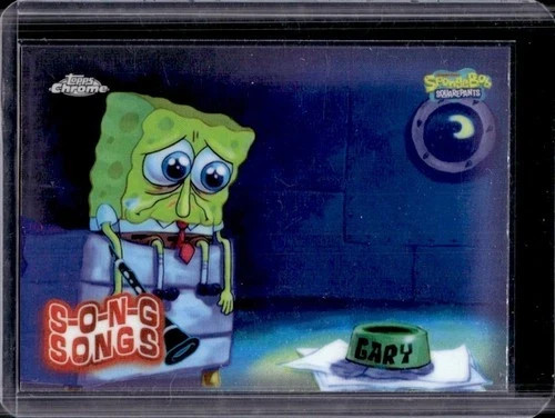 2025 Topps Chrome SpongeBob Squarepants Gary's Song S-O-N-G Songs #S-3