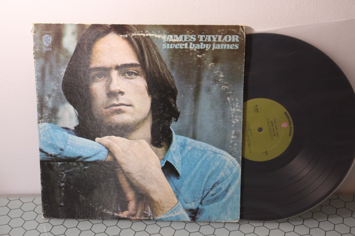 James Taylor – Sweet Baby James, 1970 LP, Warner Bros. Records – WS 1843