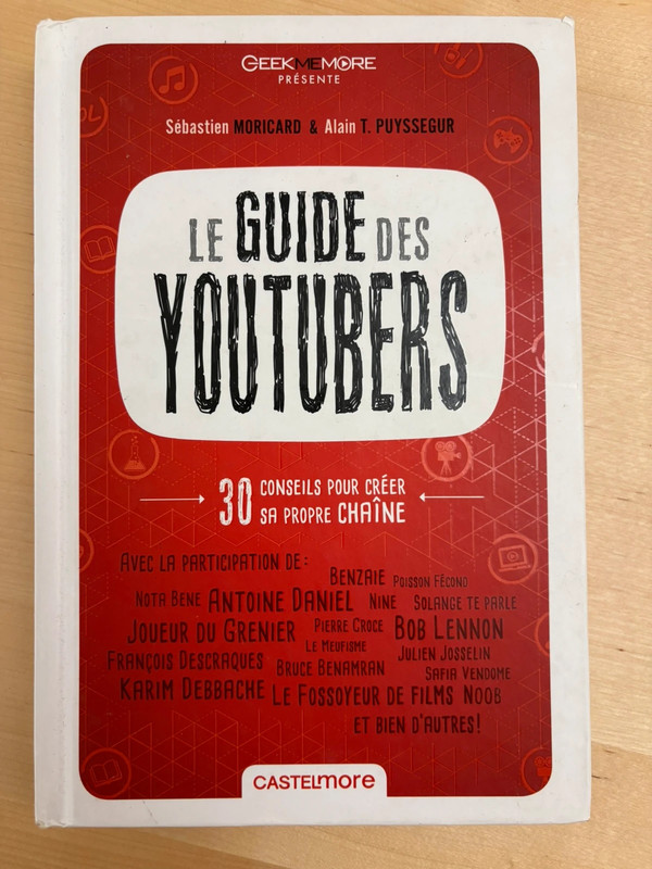 Livre Le guide des youtubeurs