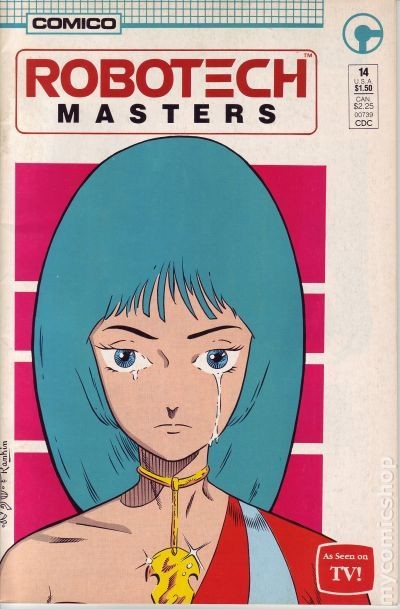 Robotech Masters #14 VG 1987 immagine stock basso grado