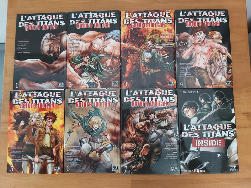 L'attaque des Titans before the fall - T1 à T7