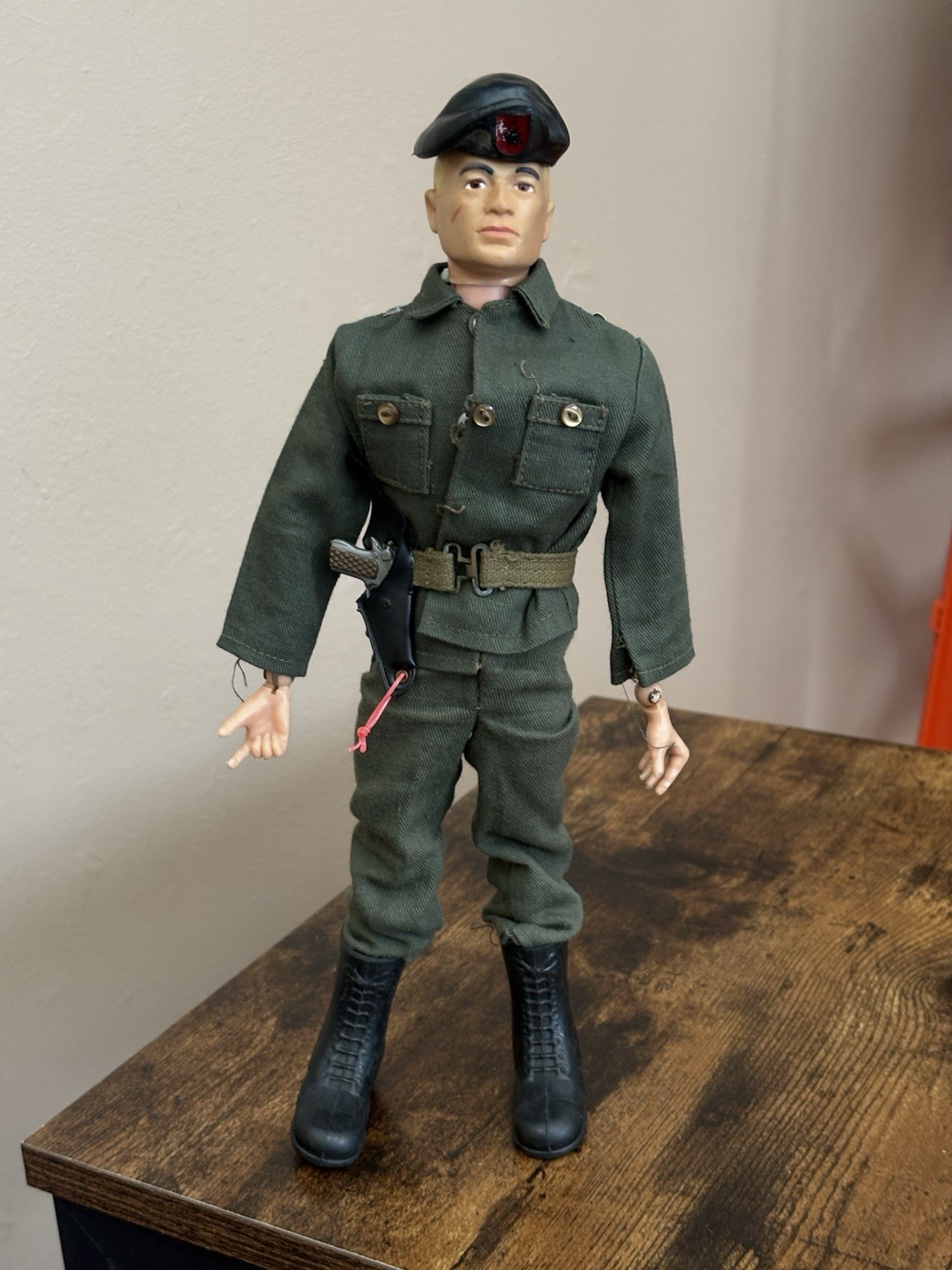 Action Man Vintage Palitoy Talking Commander's Ricambi Outfit NO FIG INCLUSO