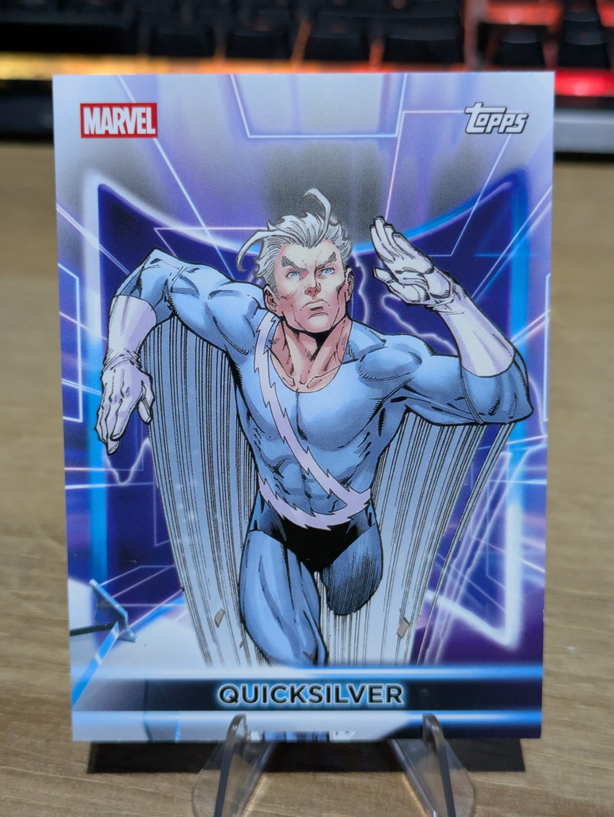 2026 Topps Neon Marvel Quicksilver #11 Base Card