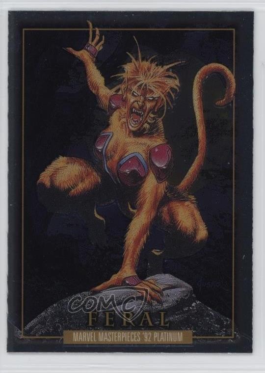 2024 Upper Deck Marvel Capolavori '92 Feral #55 4et