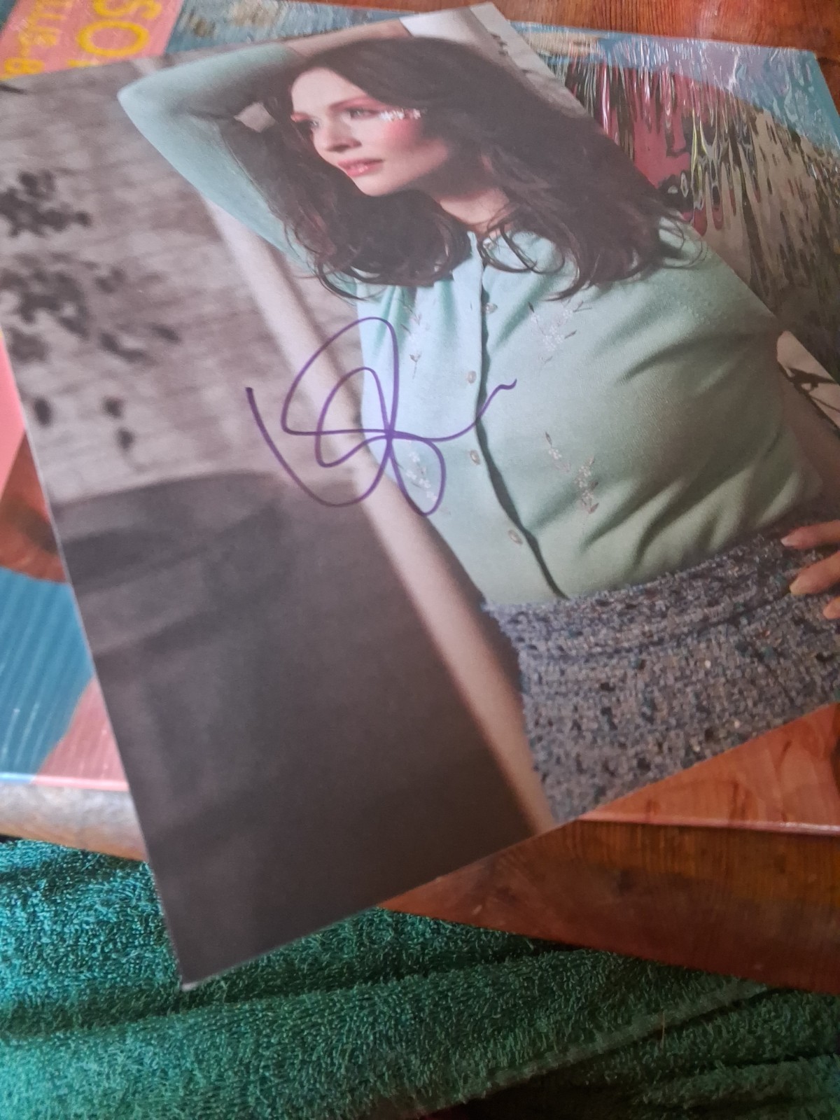 Sophie Ellis-Bextor. Hana. With 12×8 Signed Picture. Ice Blue Vinyl. Very Rare