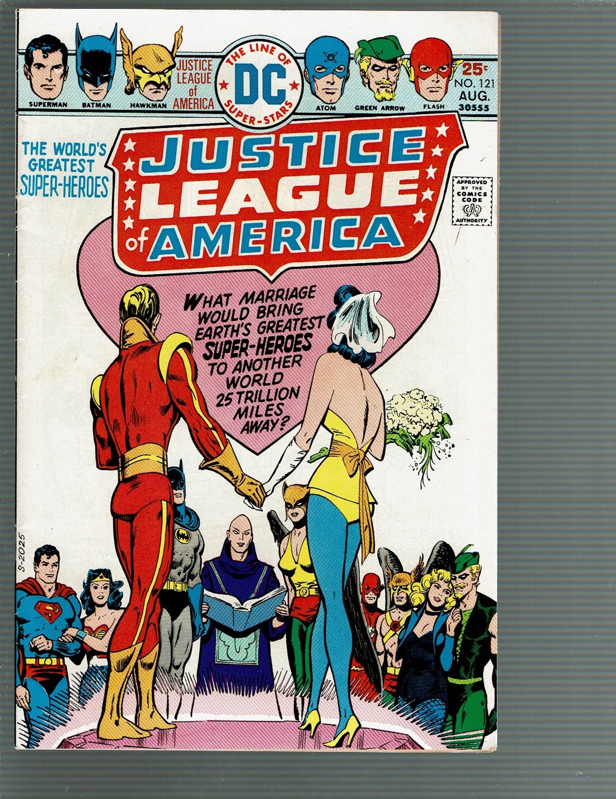 Justice League of America 121 Adam Strange Alanna matrimonio Kanjar Ro finale ottime condizioni/f