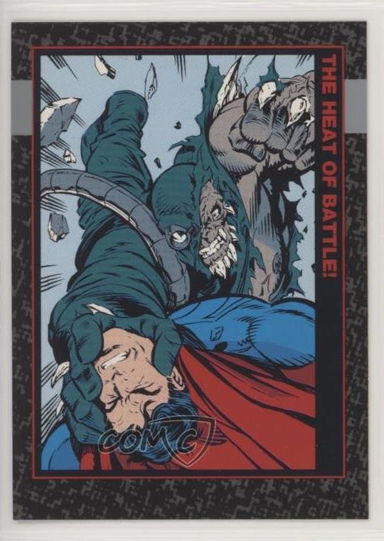 1992 SkyBox Doomsday: The Death of Superman The Heat of Battle! #36 0u7