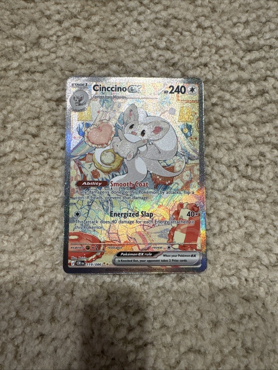 Cinccino ex 119/086 Me04: Chaos Rising Holo