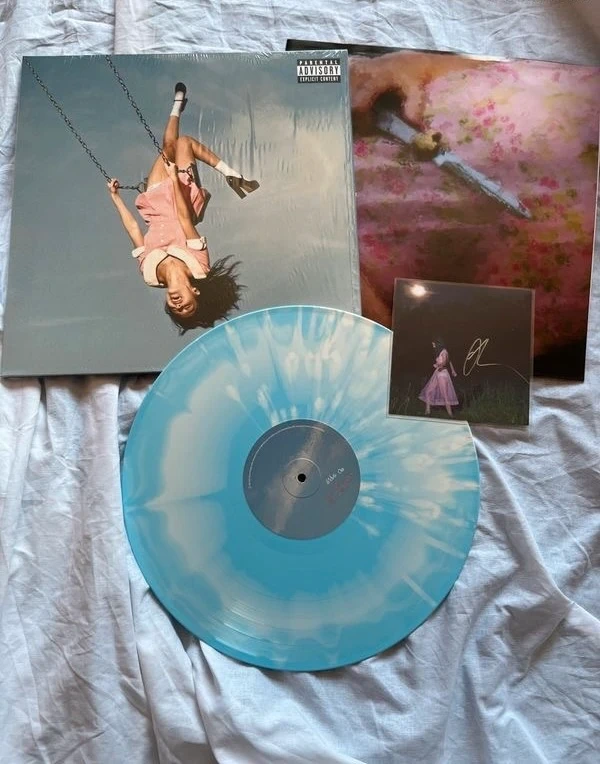 olivia rodrigo vinyle signé bleu / signed blue vinyl