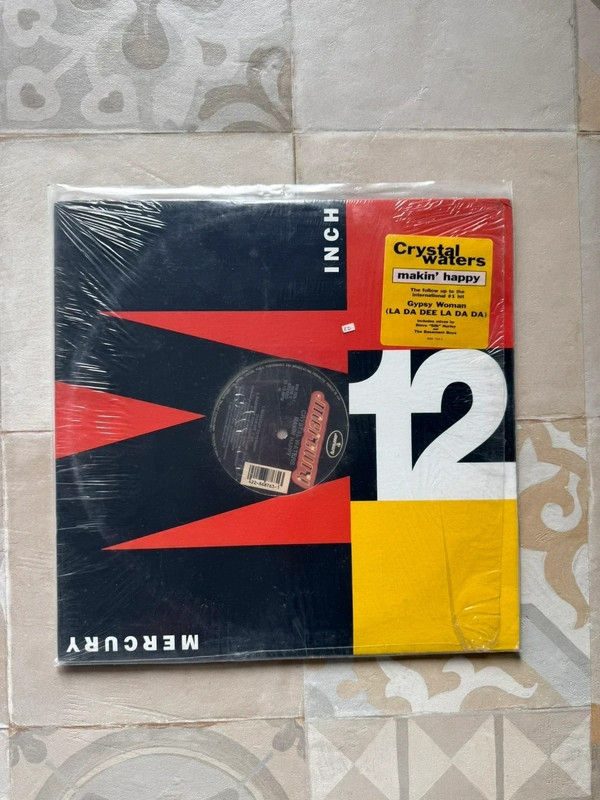 Crystal Waters – Makin’ Happy – 12" Maxi – Mercury